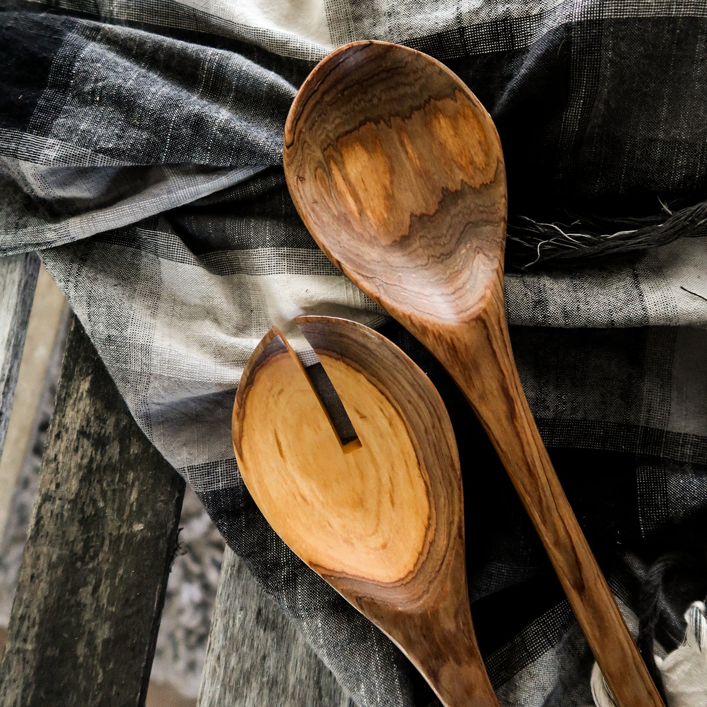 Arrow Handle Large Serving Utensils Set