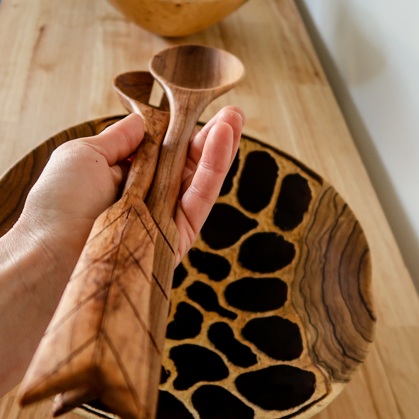 Arrow Handle Large Serving Utensils Set