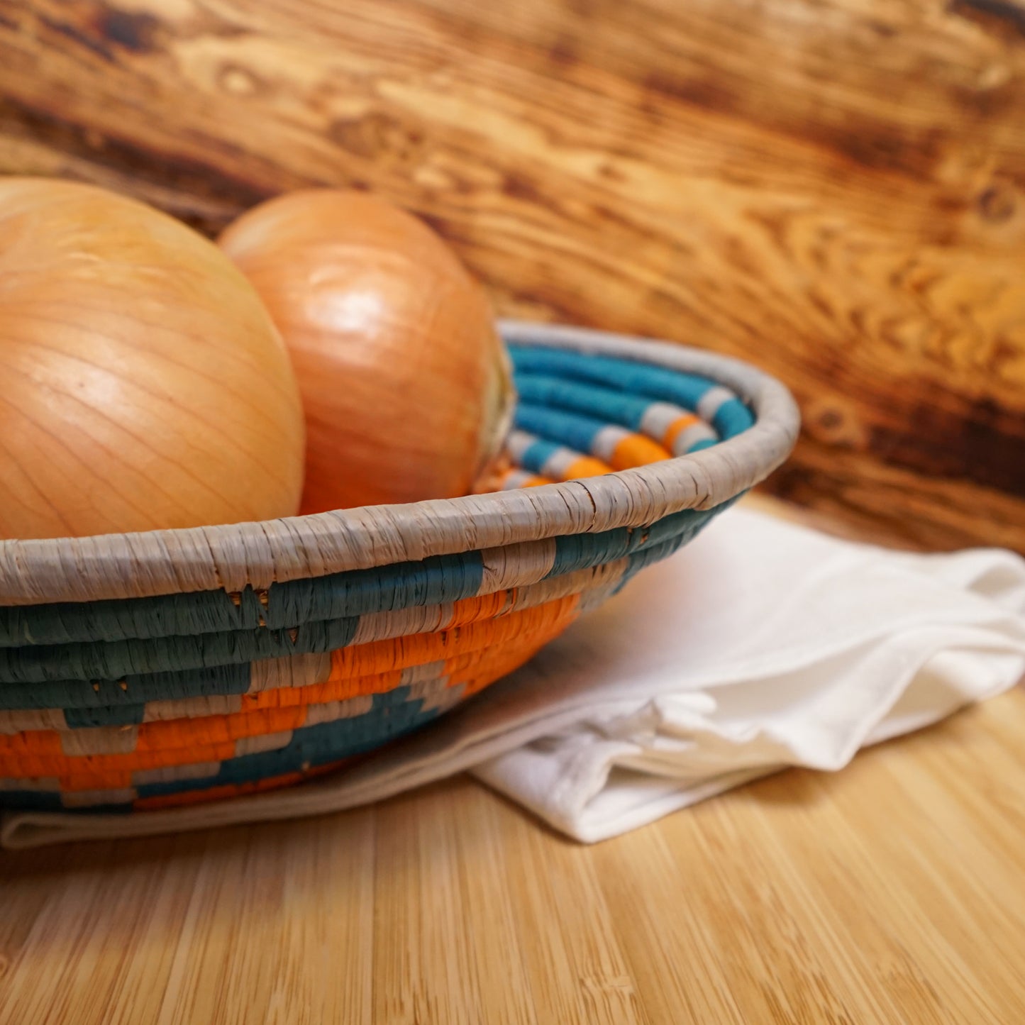 Uganda Mountains Raffia Basket