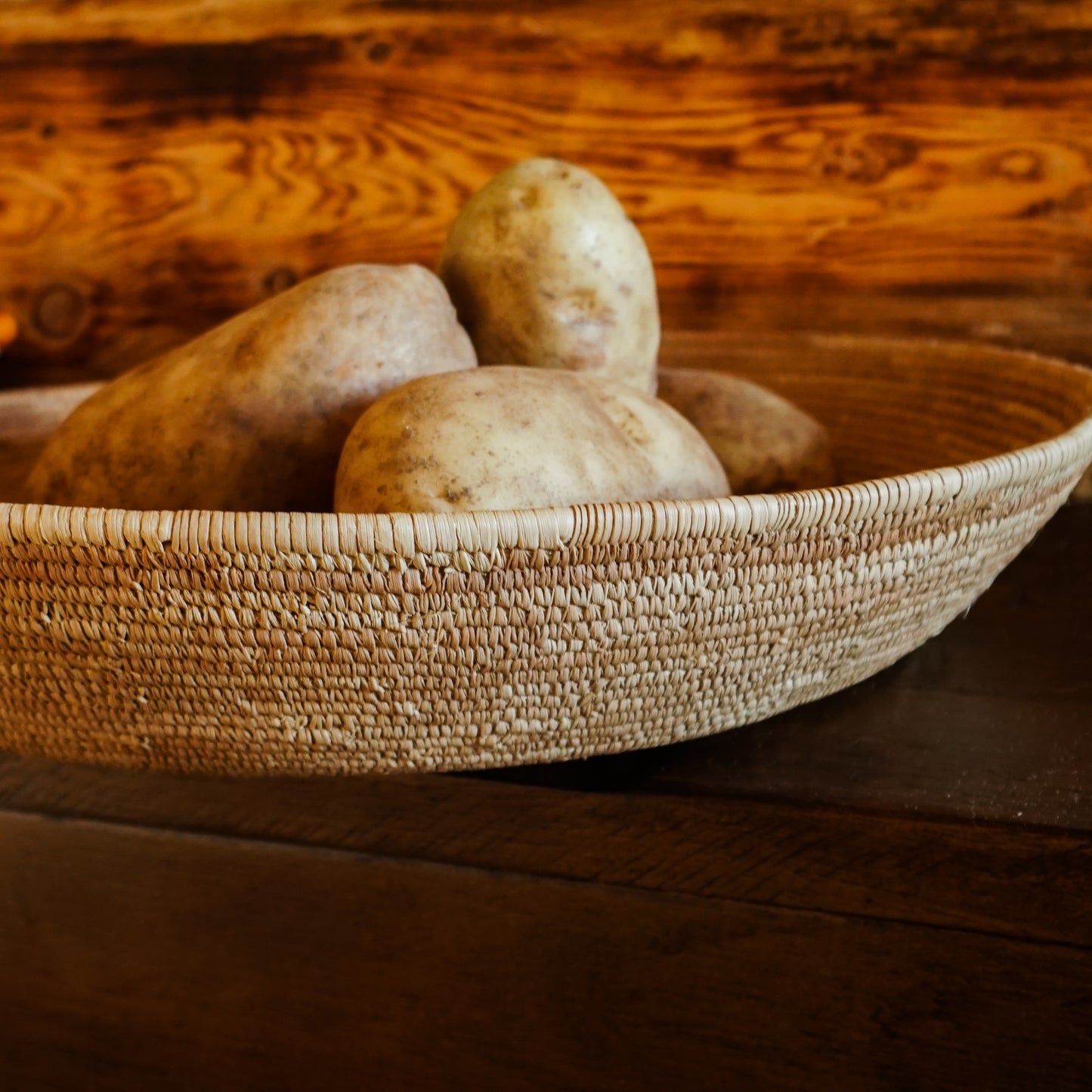 Natural Date Palm Basket from Niger