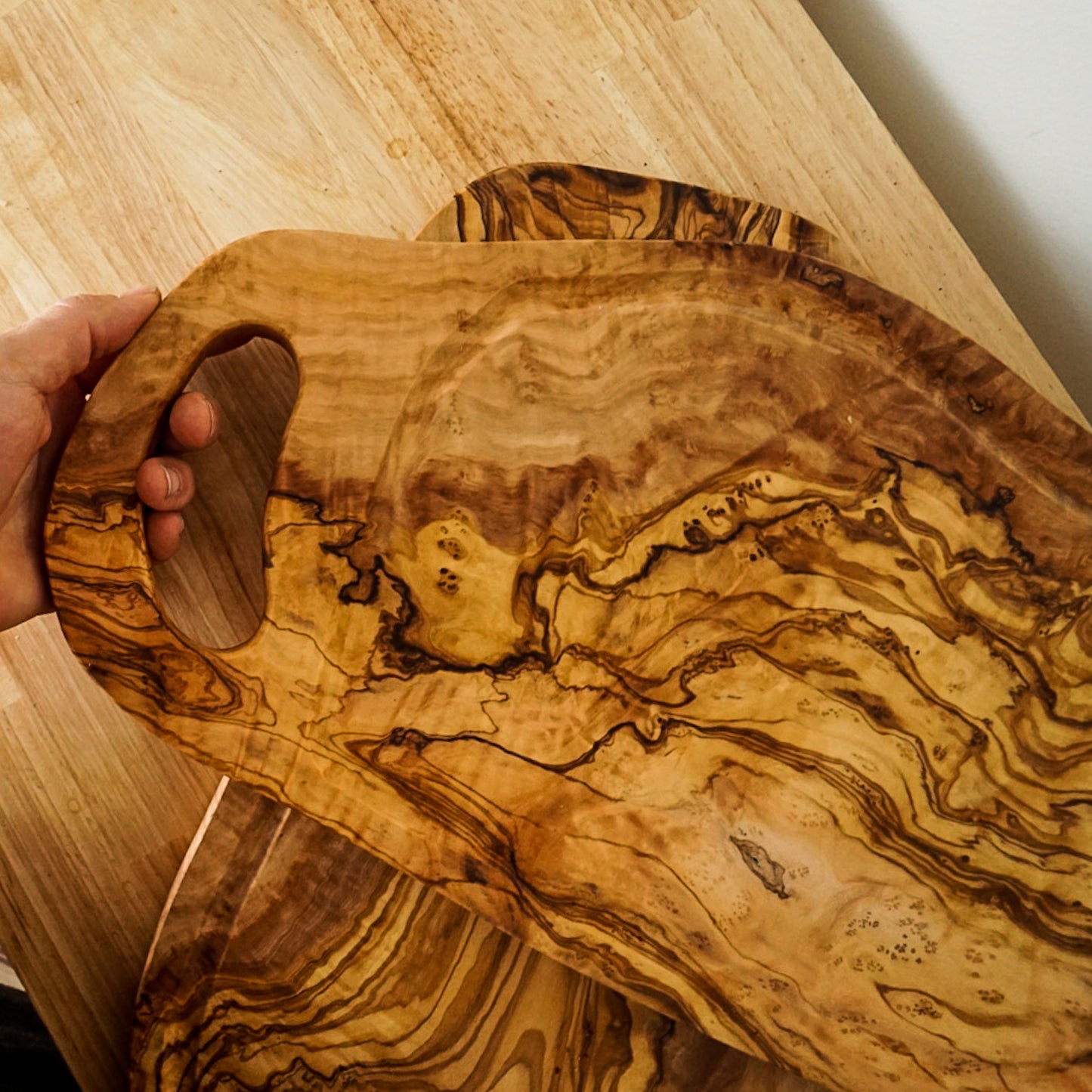 Tunisian Olive Wood Large Carving Board