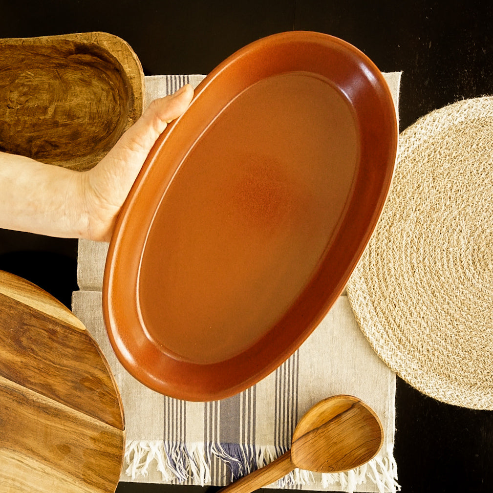 Terra Cotta Serving and Baking Dish