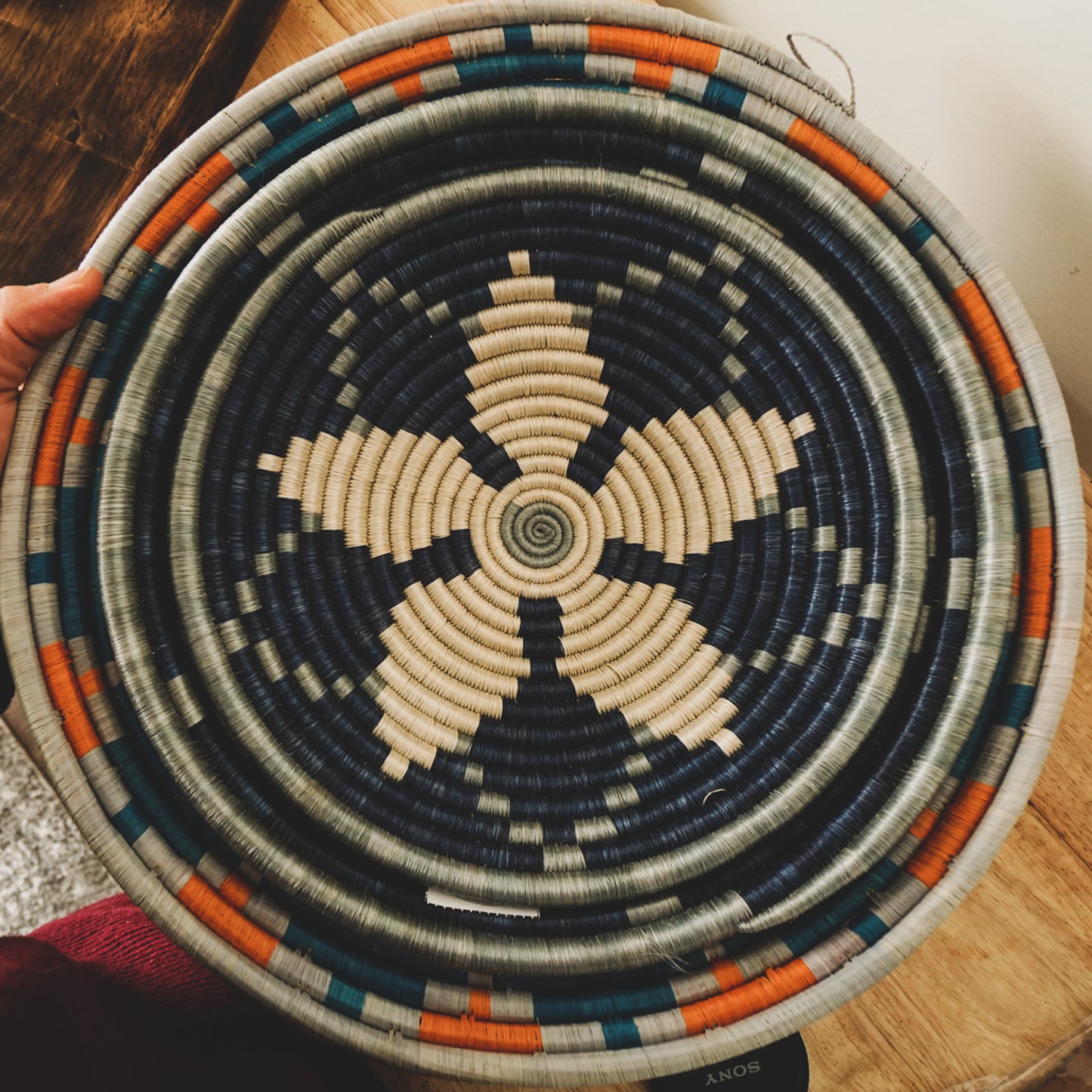Uganda Mountains Raffia Basket