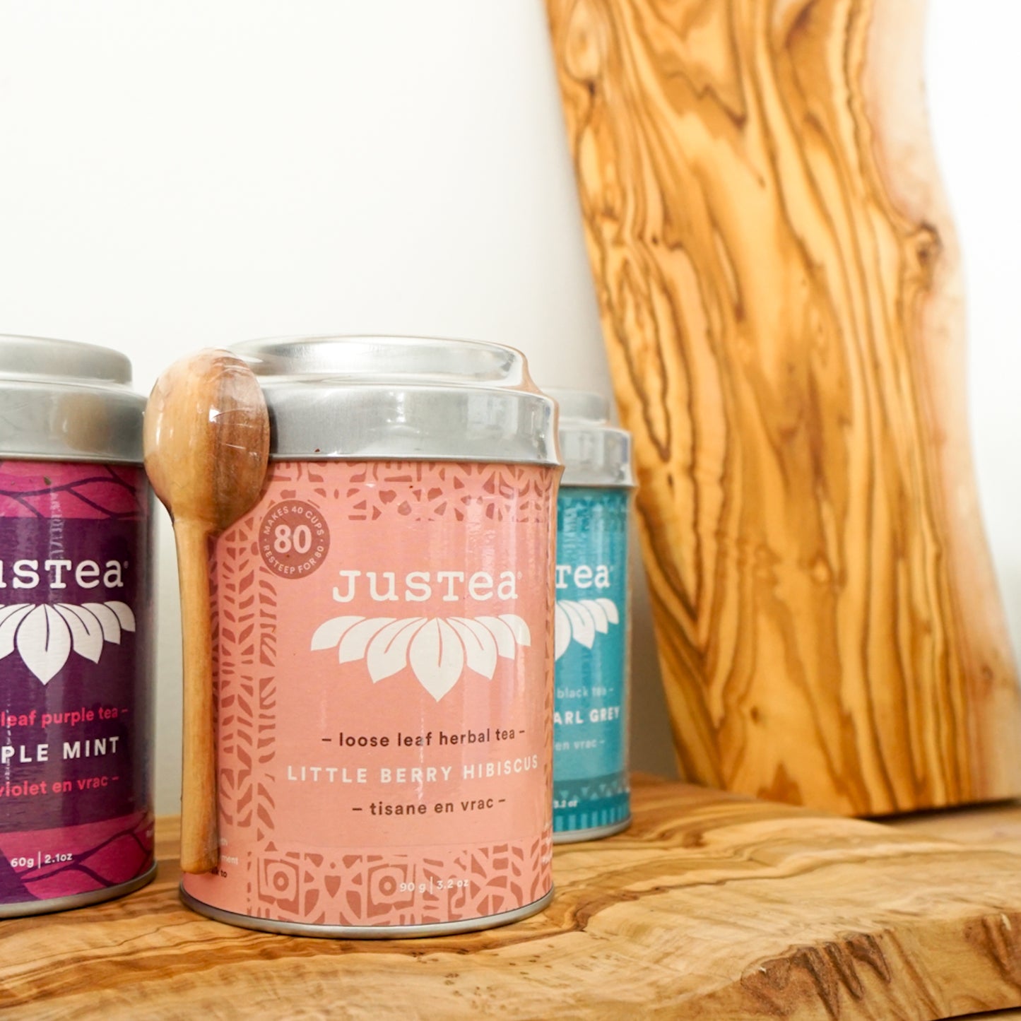 JusTea Little Berry Hibiscus Loose Leaf Tea