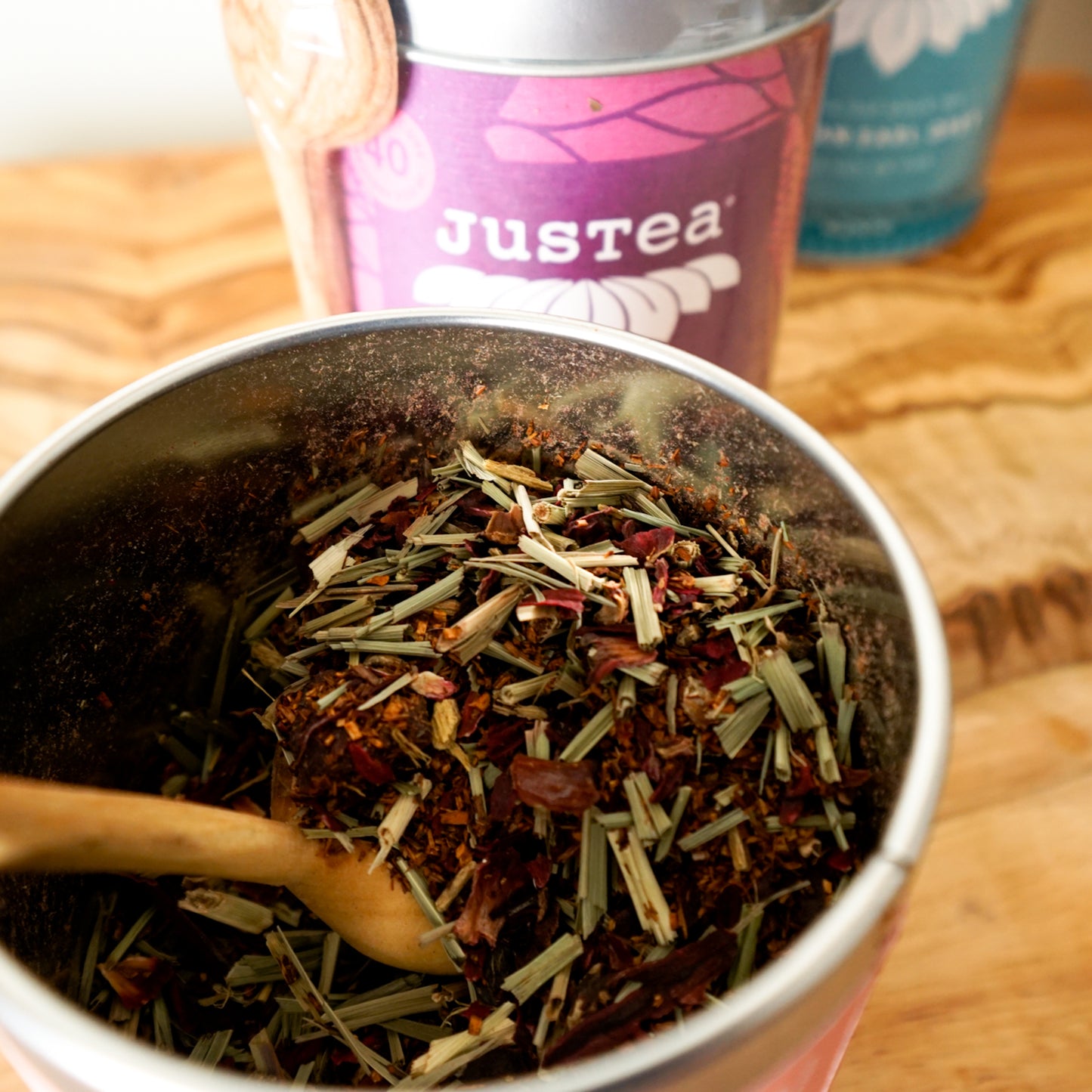 JusTea Little Berry Hibiscus Loose Leaf Tea