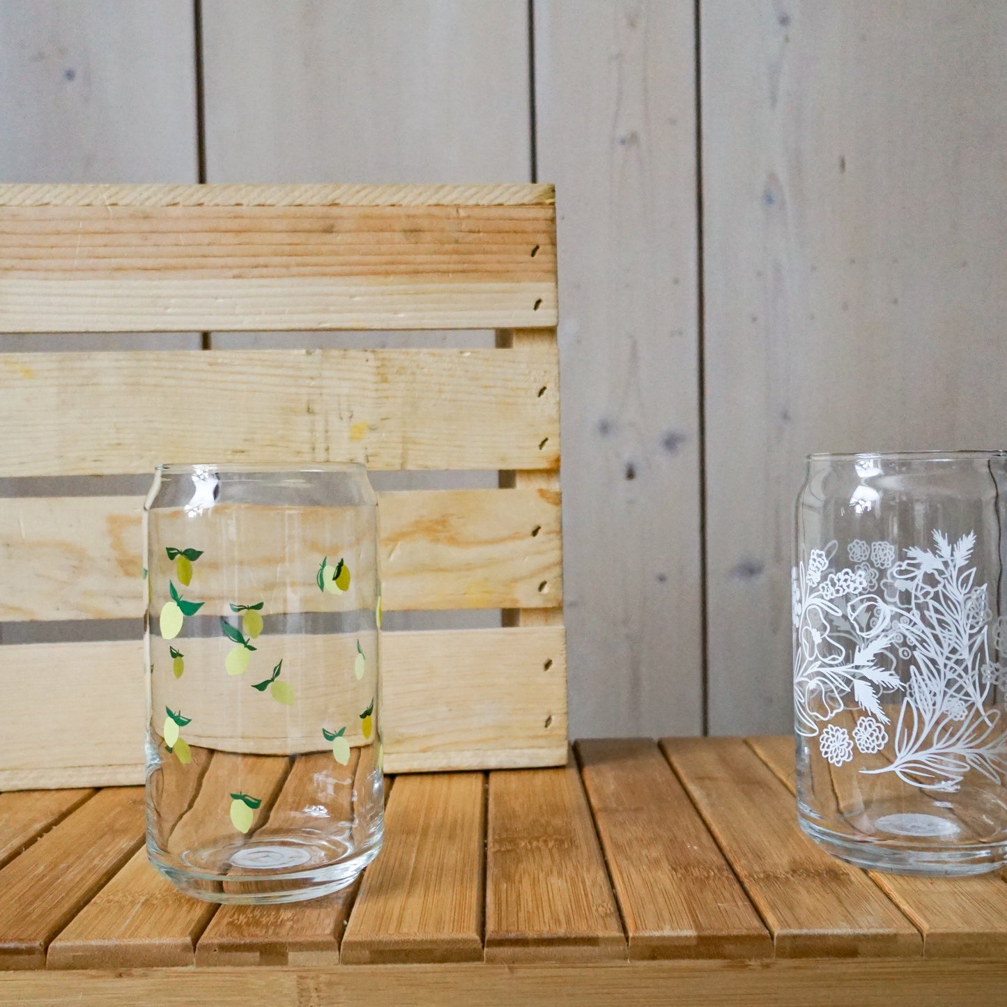 Soda Can Shaped Glass, Little Lemons