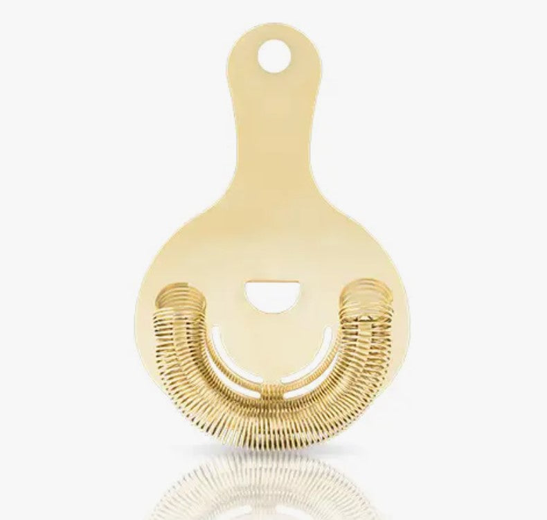 Gold Small Cocktail Set - Shaker, Jigger, Strainer, Spoon, Muddler, Juicer