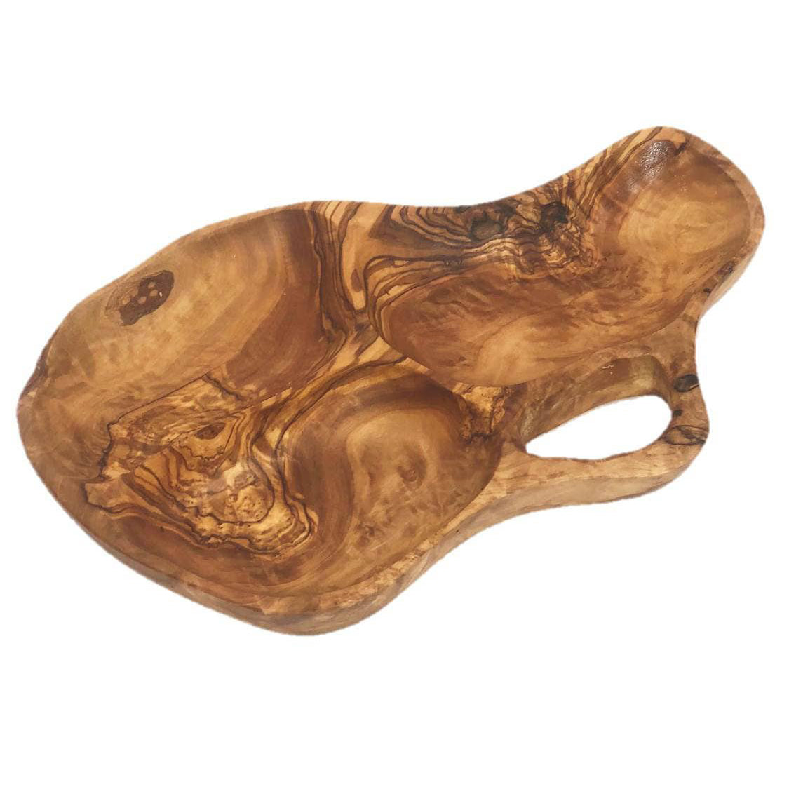 Tunisian Natural Olive Wood Appetizer Tray