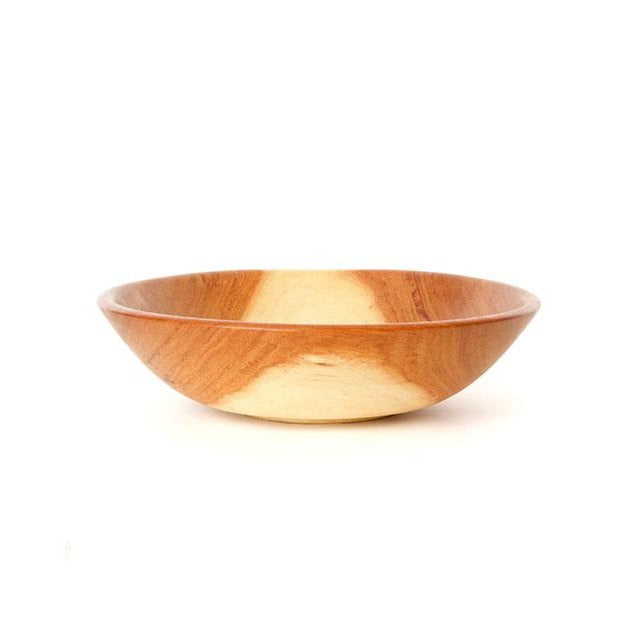 Round Mahogany Salad Bowl