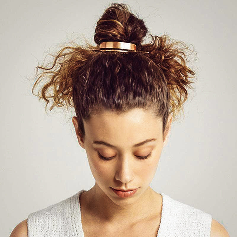 Polished Bun Cuff with Hair Stick