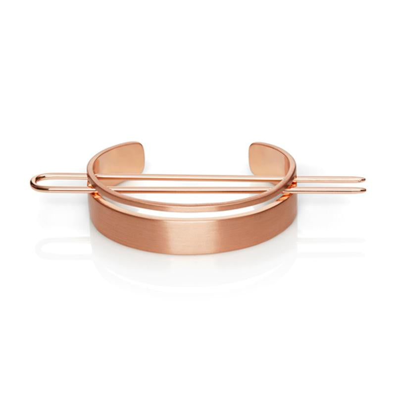 Polished Bun Cuff with Hair Stick
