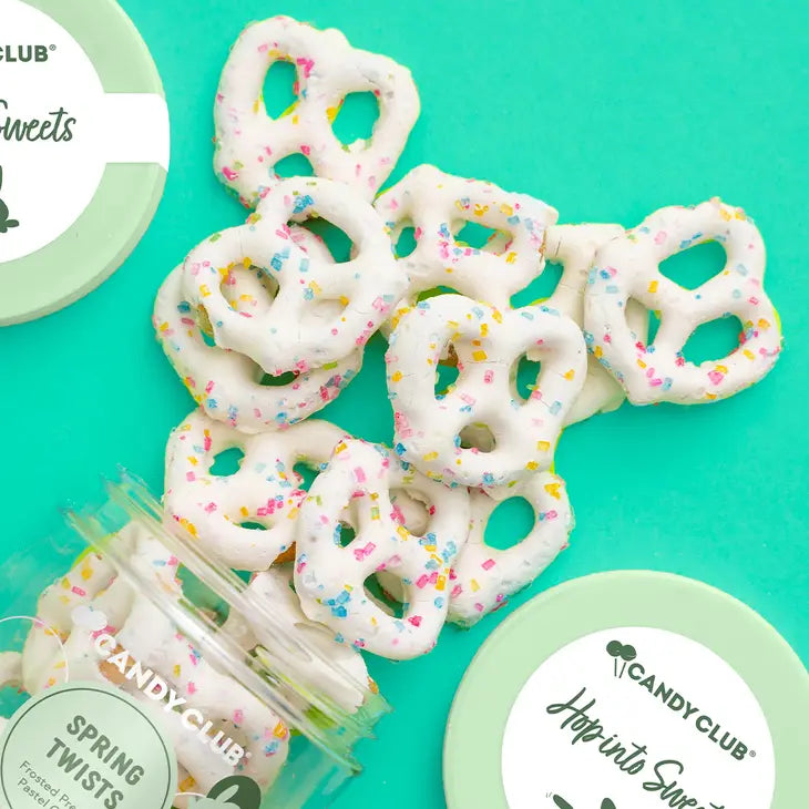 White Pretzel Spring Twists