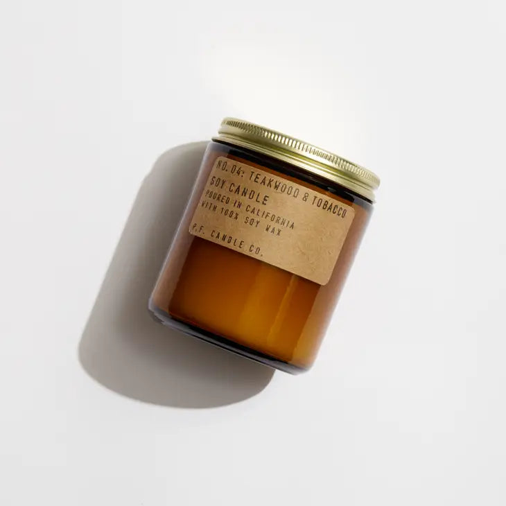 Teakwood and Tobacco Candle 7.2 oz - P.F. Candle Co.