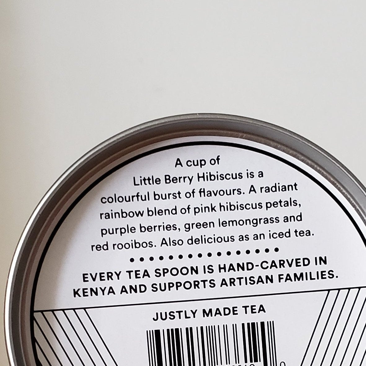 JusTea Little Berry Hibiscus Loose Leaf Tea