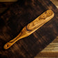 Carved Tunisian Olive Wood Spurtle