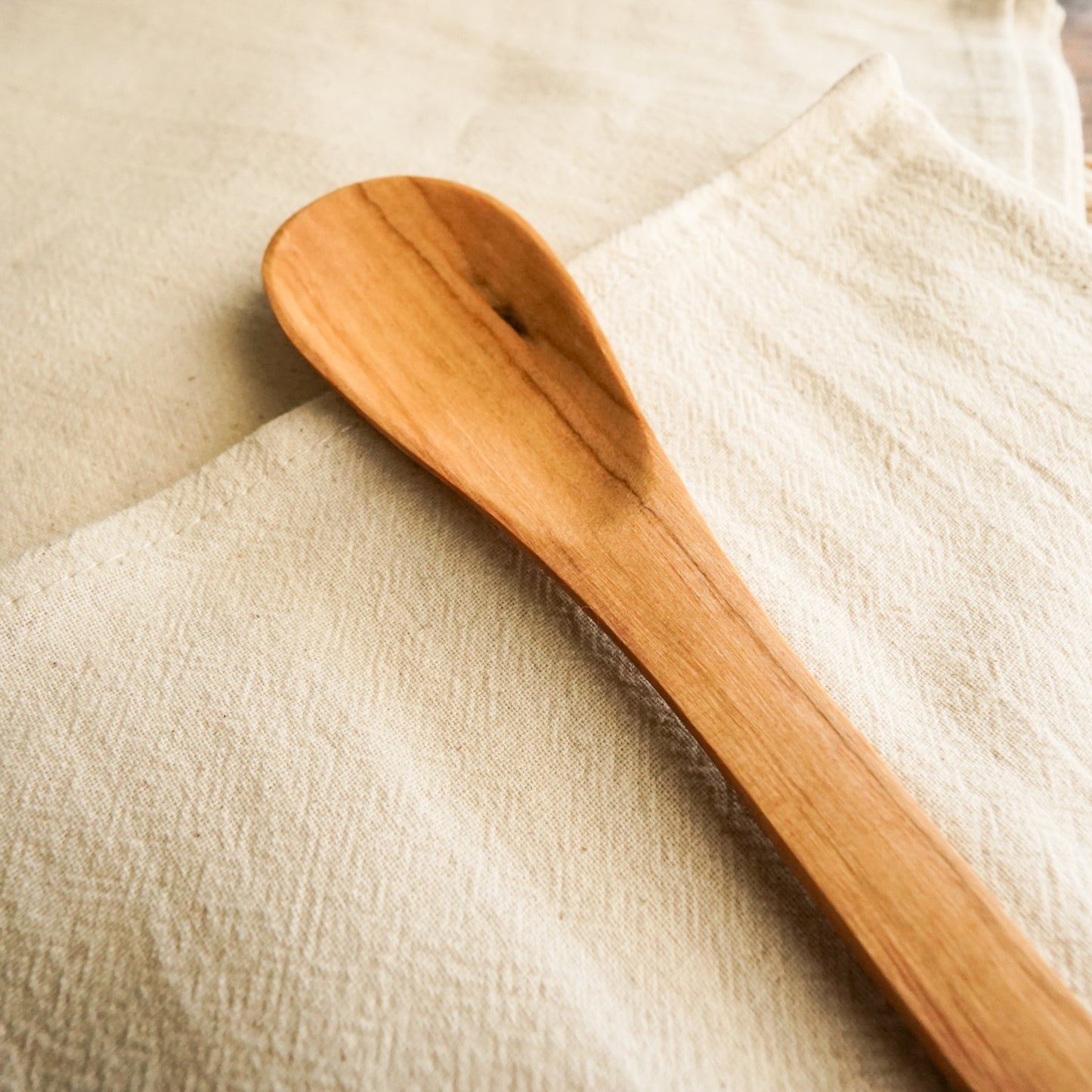 Wild Olive Wood Spoon for Stirring