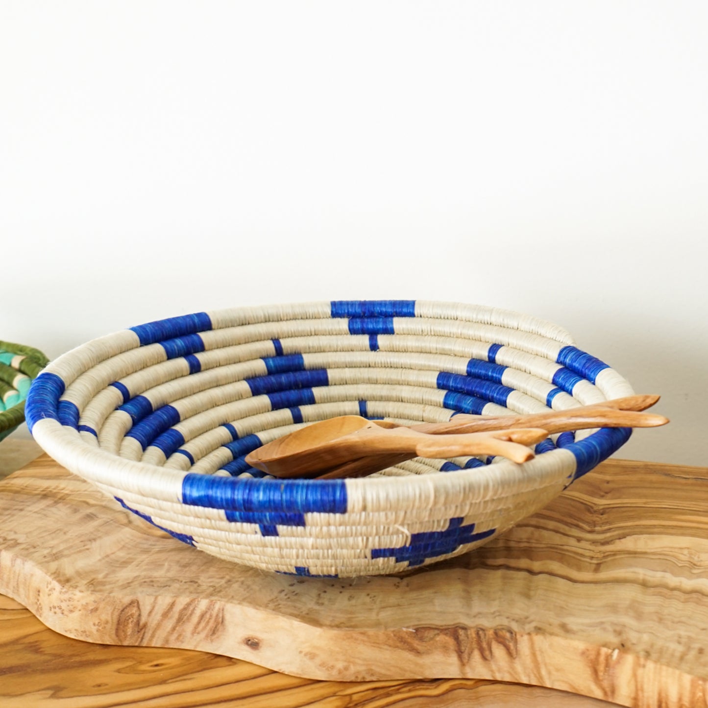 Rwanda Honeycomb Banana Leaf Basket
