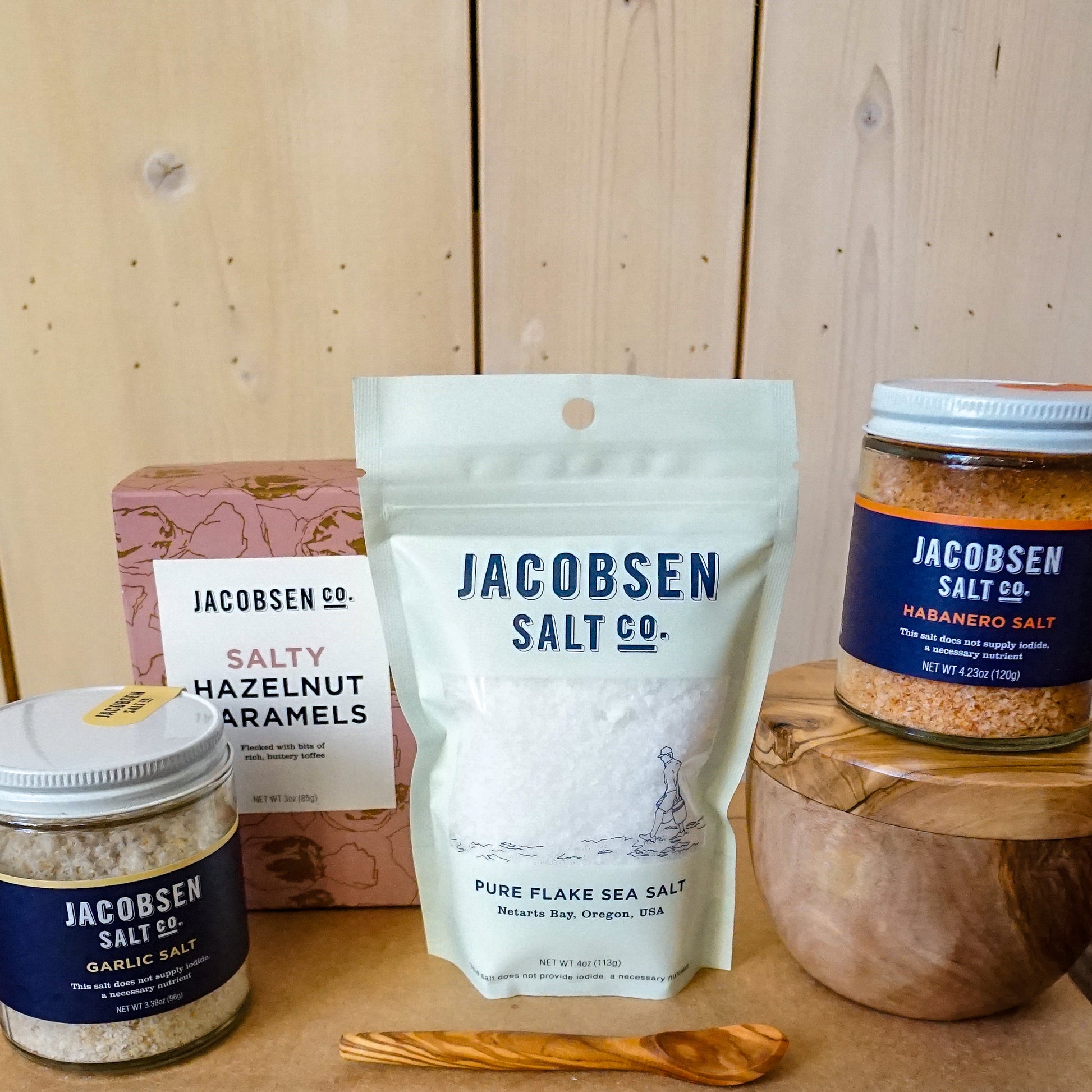 Jacobsen Salt Co - Pure Italian Coarse Sea Salt, Glass Grinder