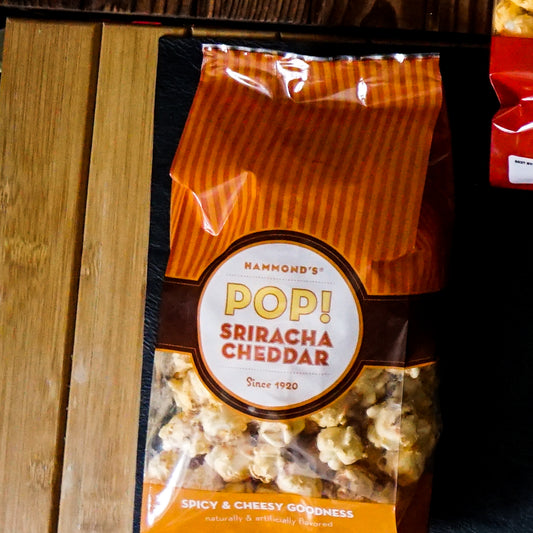 Sriracha Cheddar Popcorn Hammond's