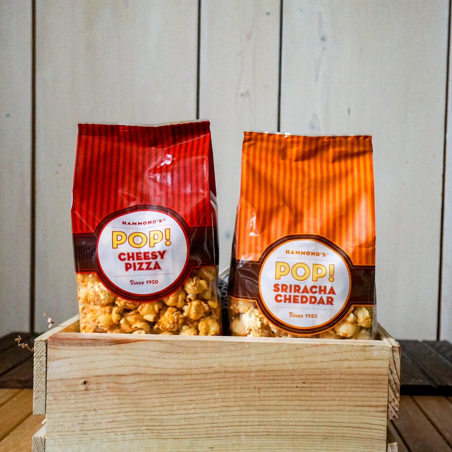 Sriracha Cheddar Popcorn Hammond's