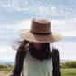 Sun hat with chin cord for women