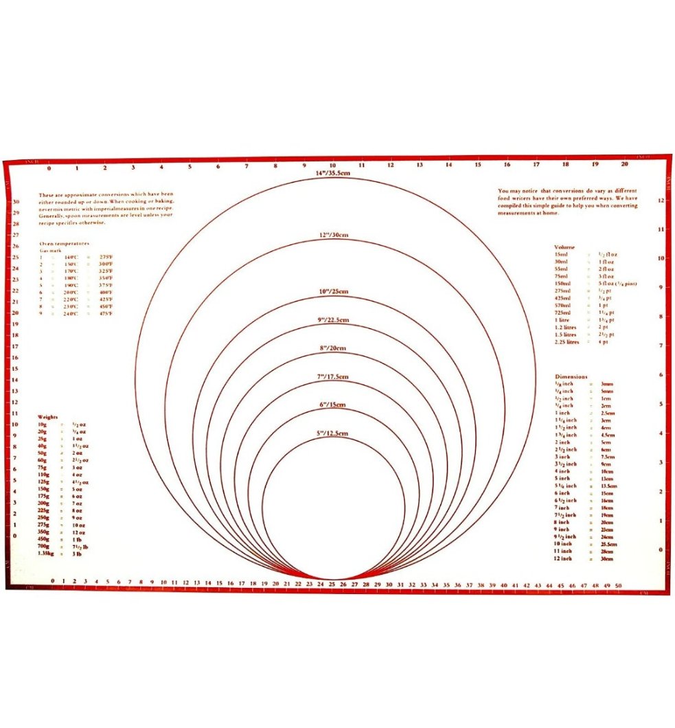 Silicone Pastry Rolling and Baking Mat