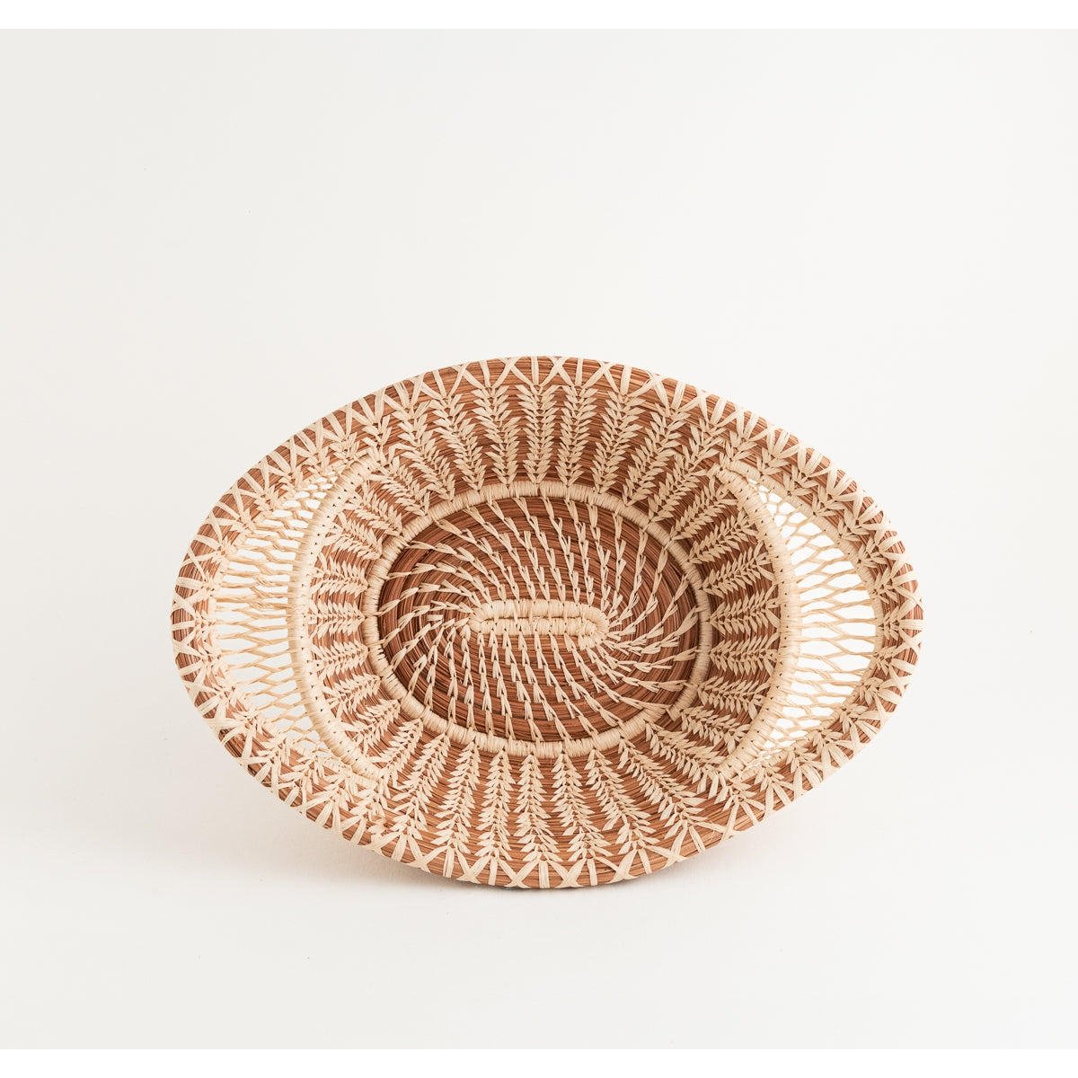 Mayan Basket - Raffia Lace