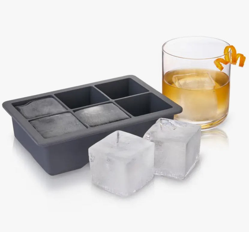 Large Square Ice Cube Tray with Lid