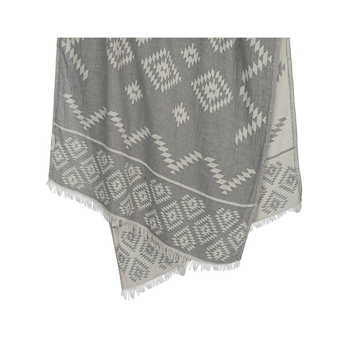 Turkish Cotton Motif Print Towel / Throw